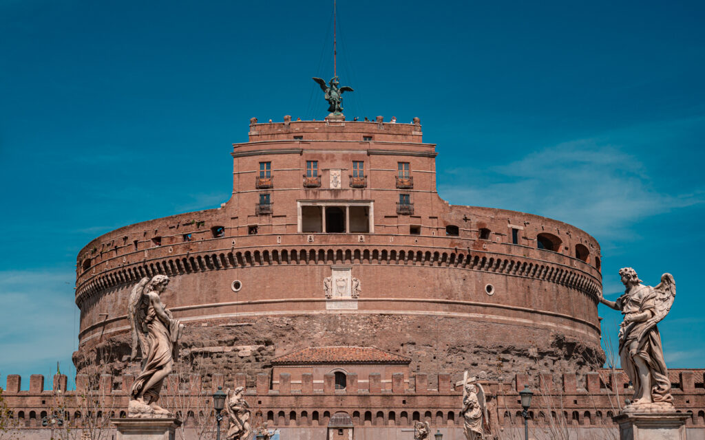 The Mausoleum of Hadrianus. Commonly known as the Castel Sant'Angelo